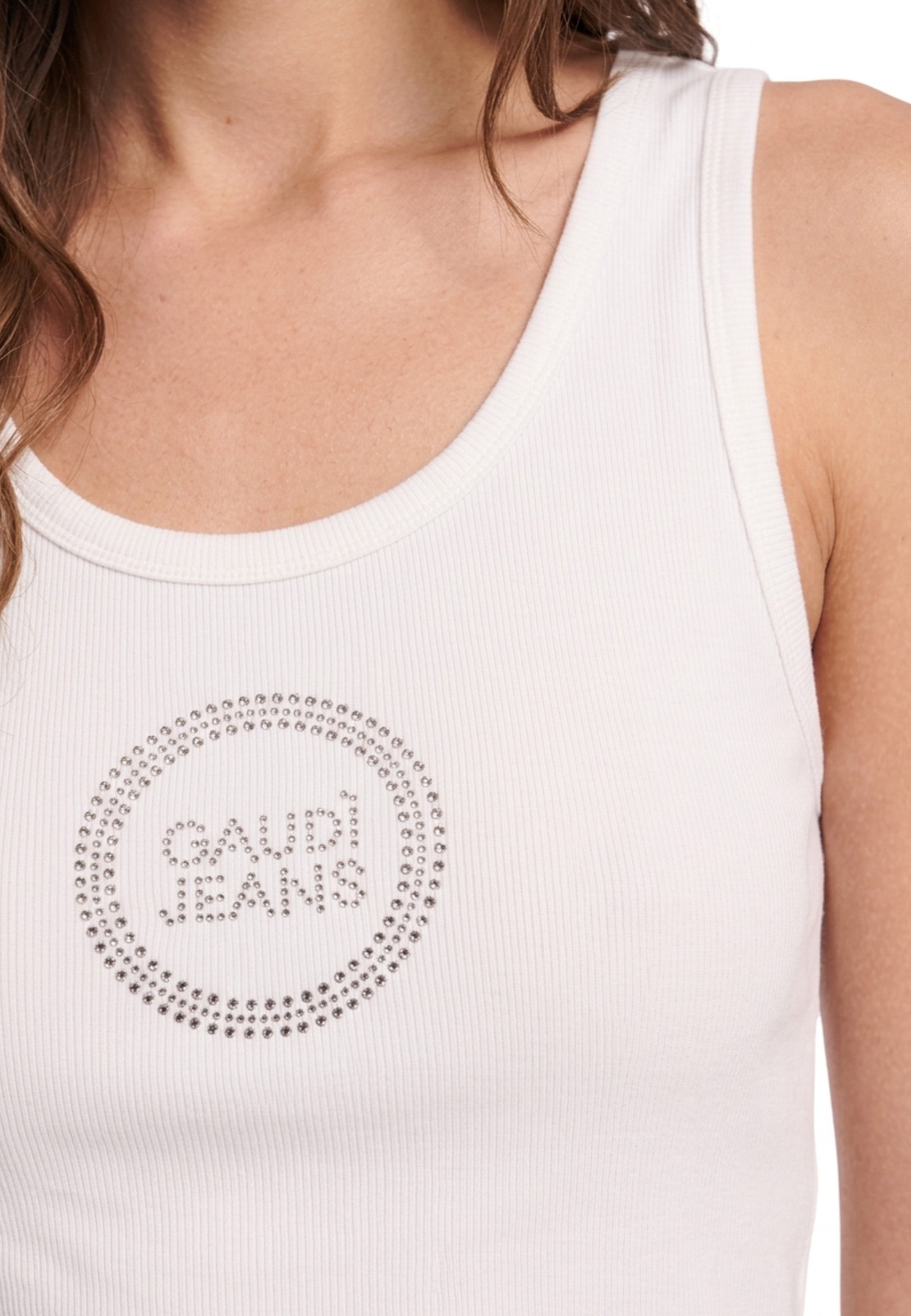 Top e canotte Bianco Gaudi Jeans
