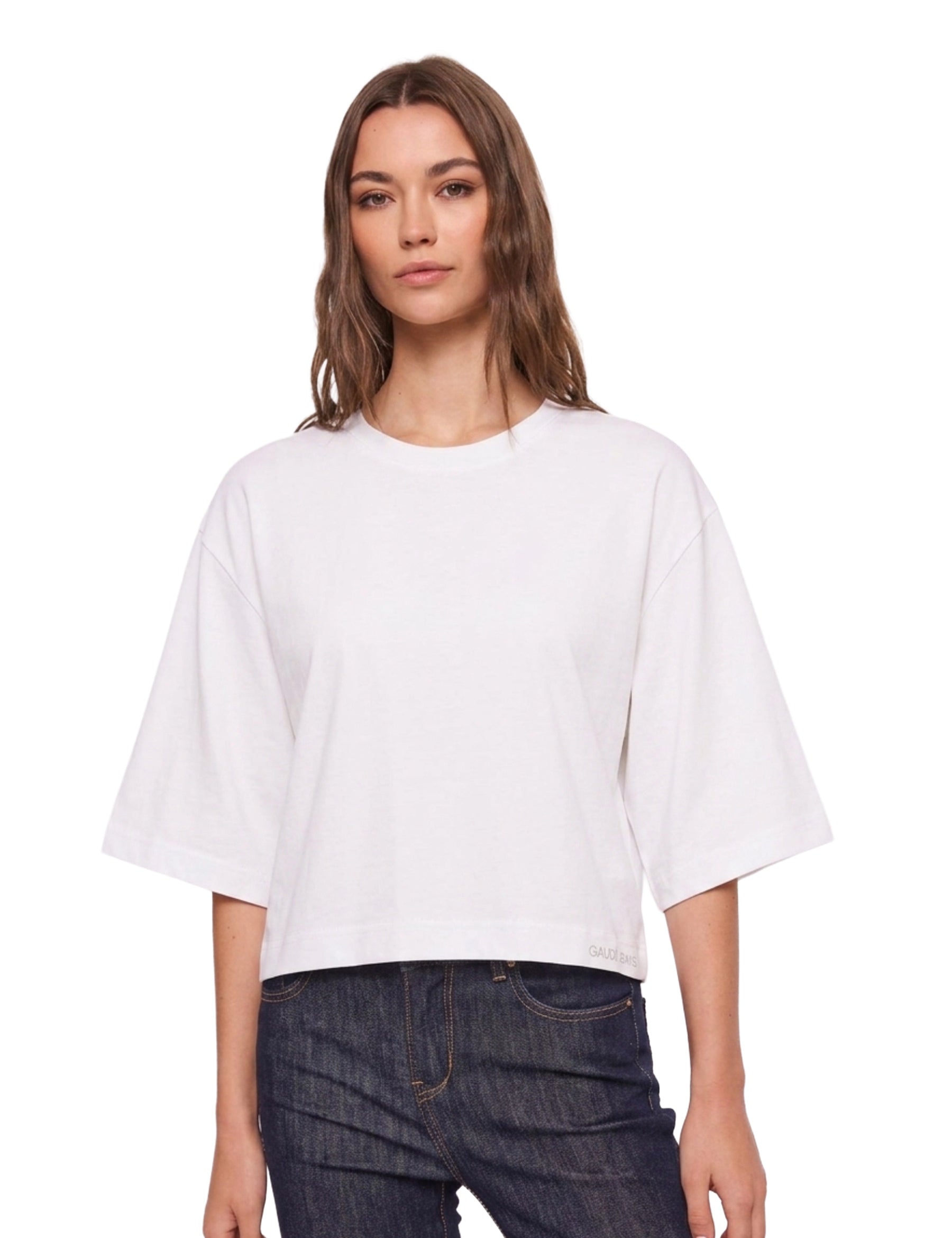 T-shirt Bianco Gaudi Jeans