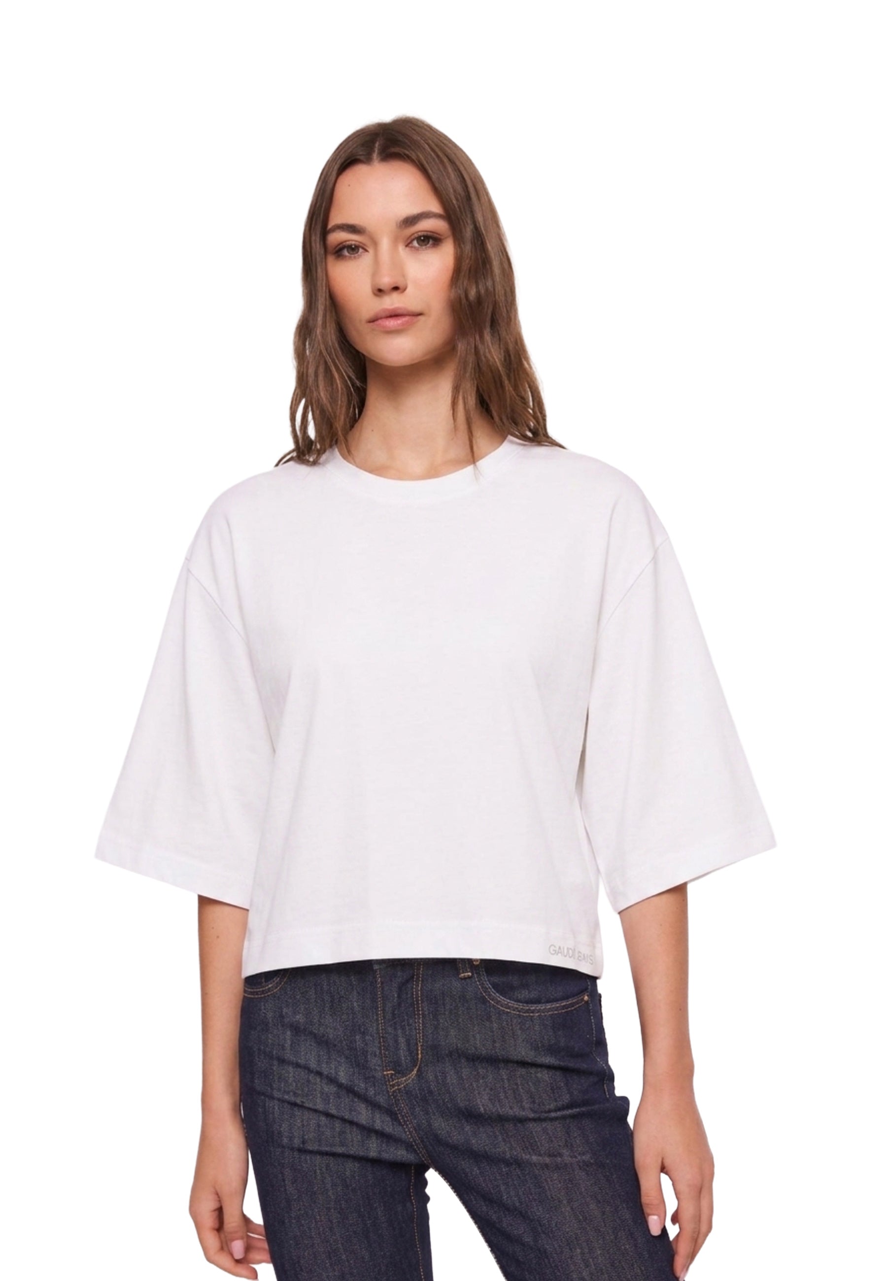 T-shirt Bianco Gaudi Jeans