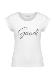 T-shirt Bianco Gaudi Jeans