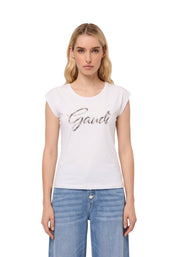 T-shirt Bianco Gaudi Jeans