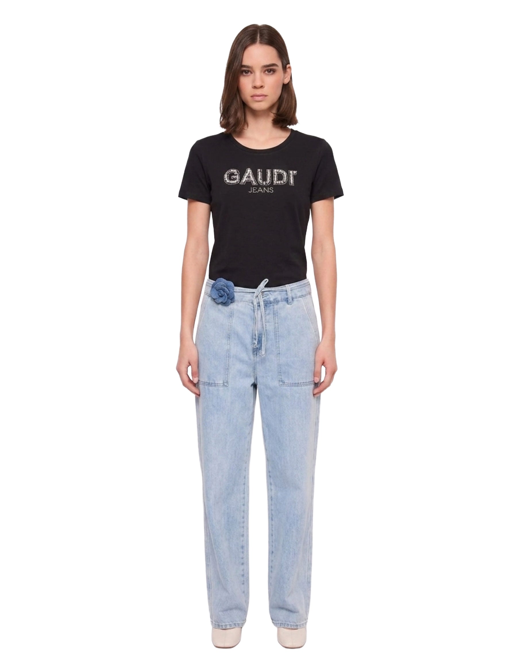 T-shirt Nero Gaudi Jeans