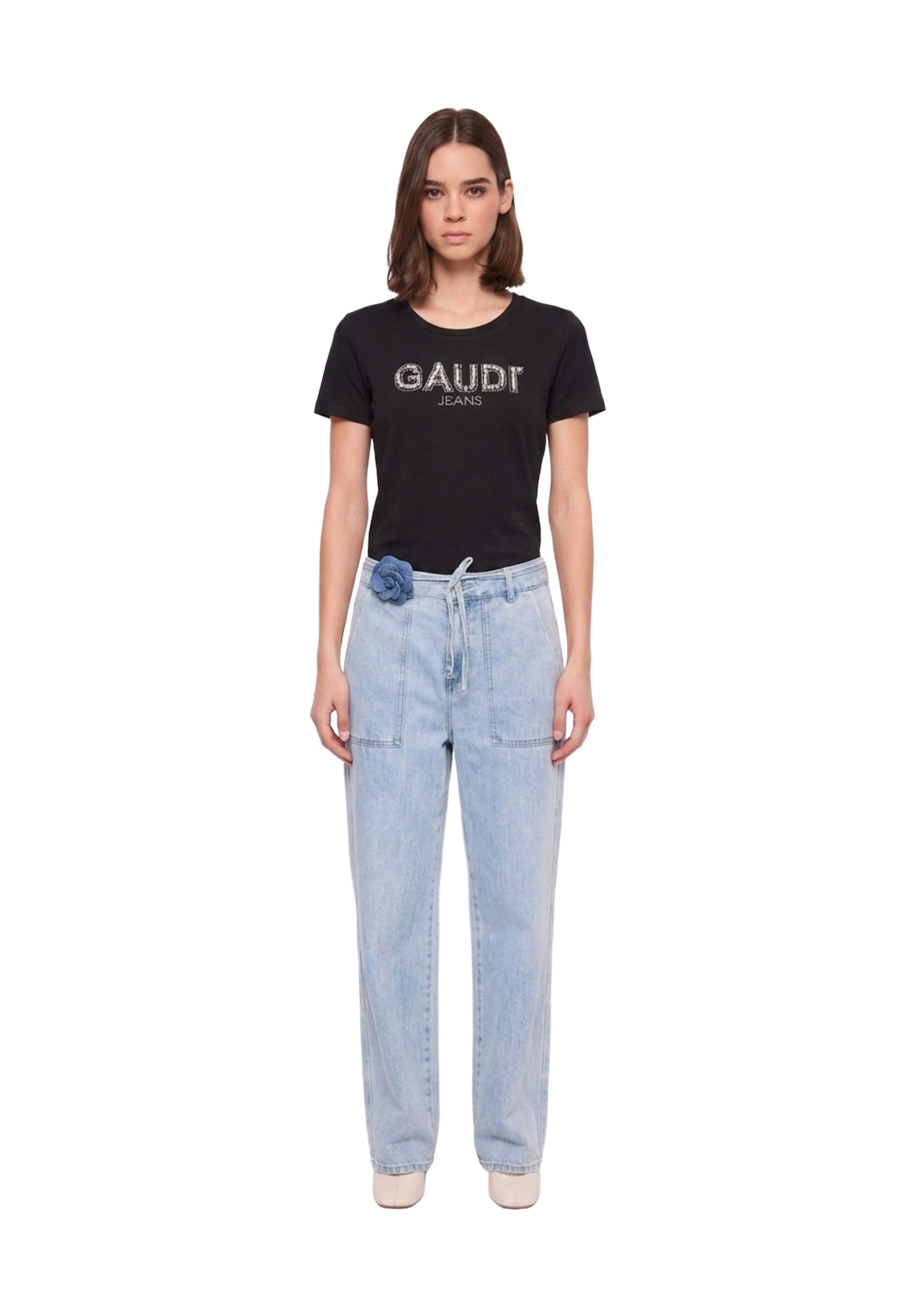 T-shirt Nero Gaudi Jeans