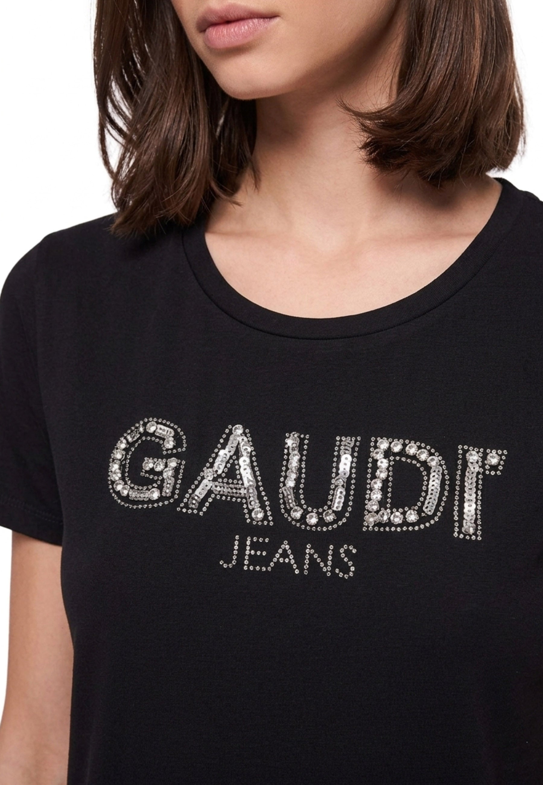 T-shirt Nero Gaudi Jeans