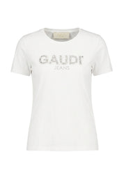 T-shirt Bianco Gaudi Jeans