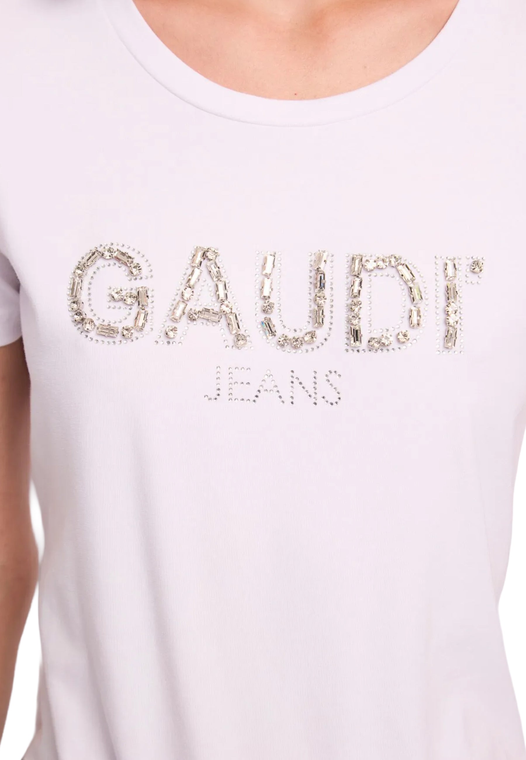 T-shirt Bianco Gaudi Jeans