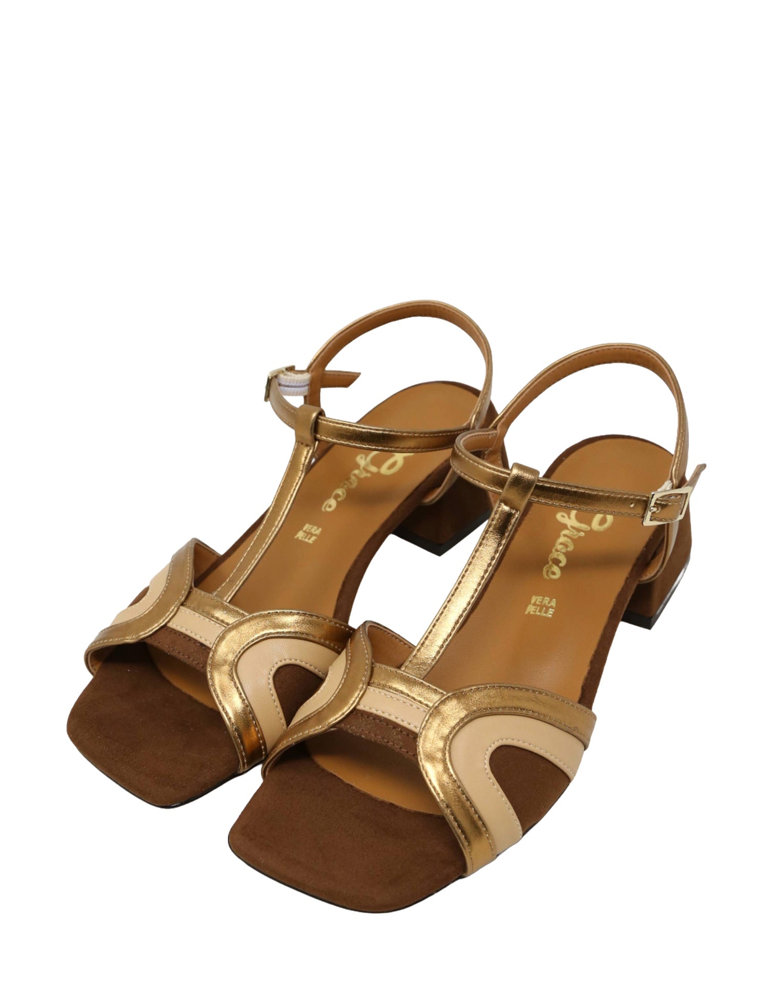 Sandali tacco Marrone Grace Shoes