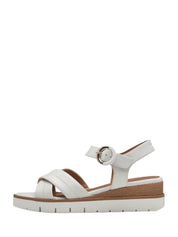 Sandali zeppa Bianco Tamaris