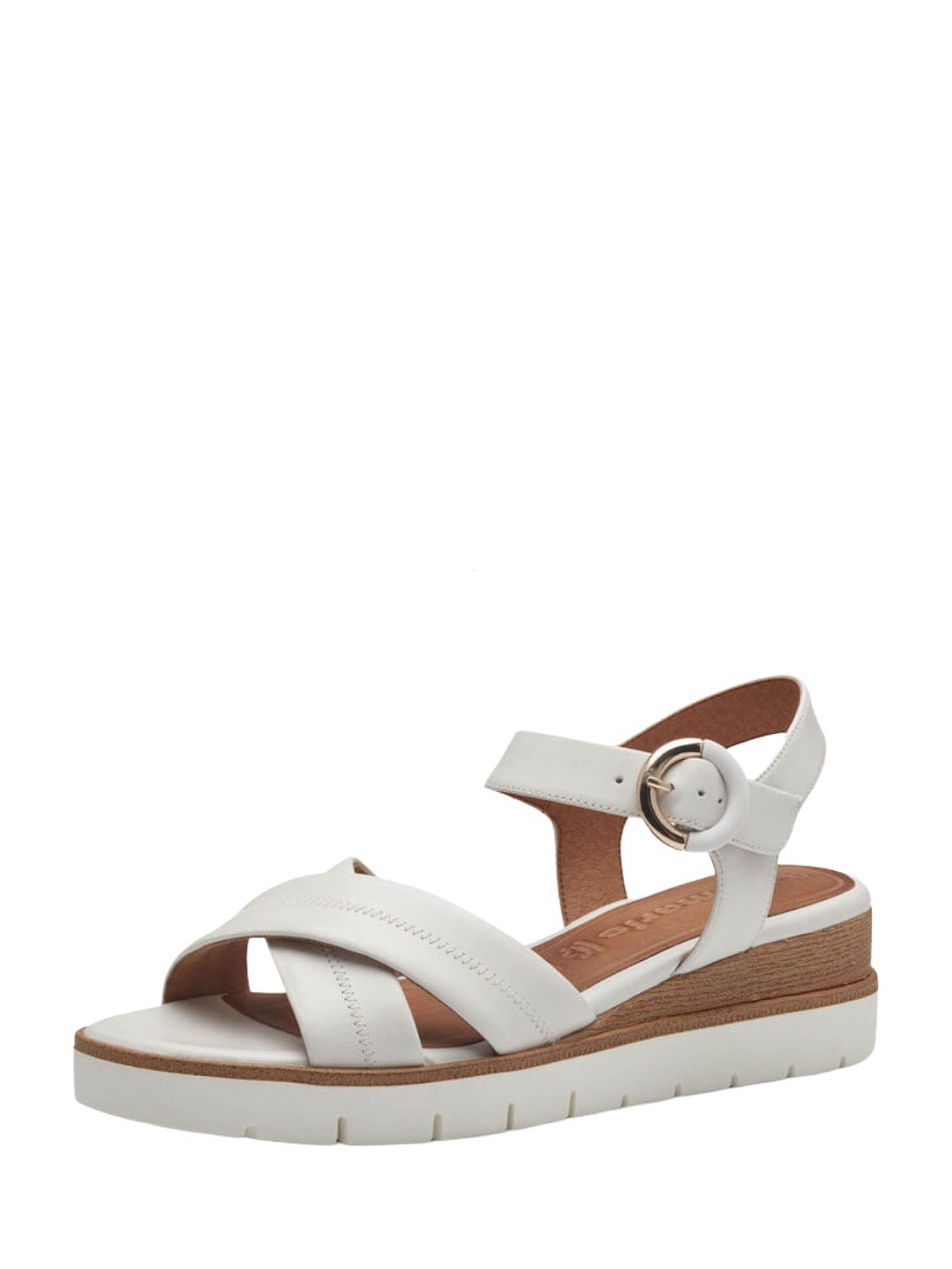 Sandali zeppa Bianco Tamaris