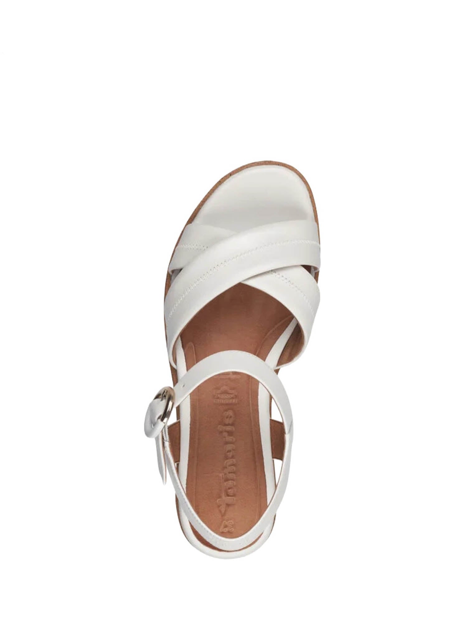 Sandali zeppa Bianco Tamaris