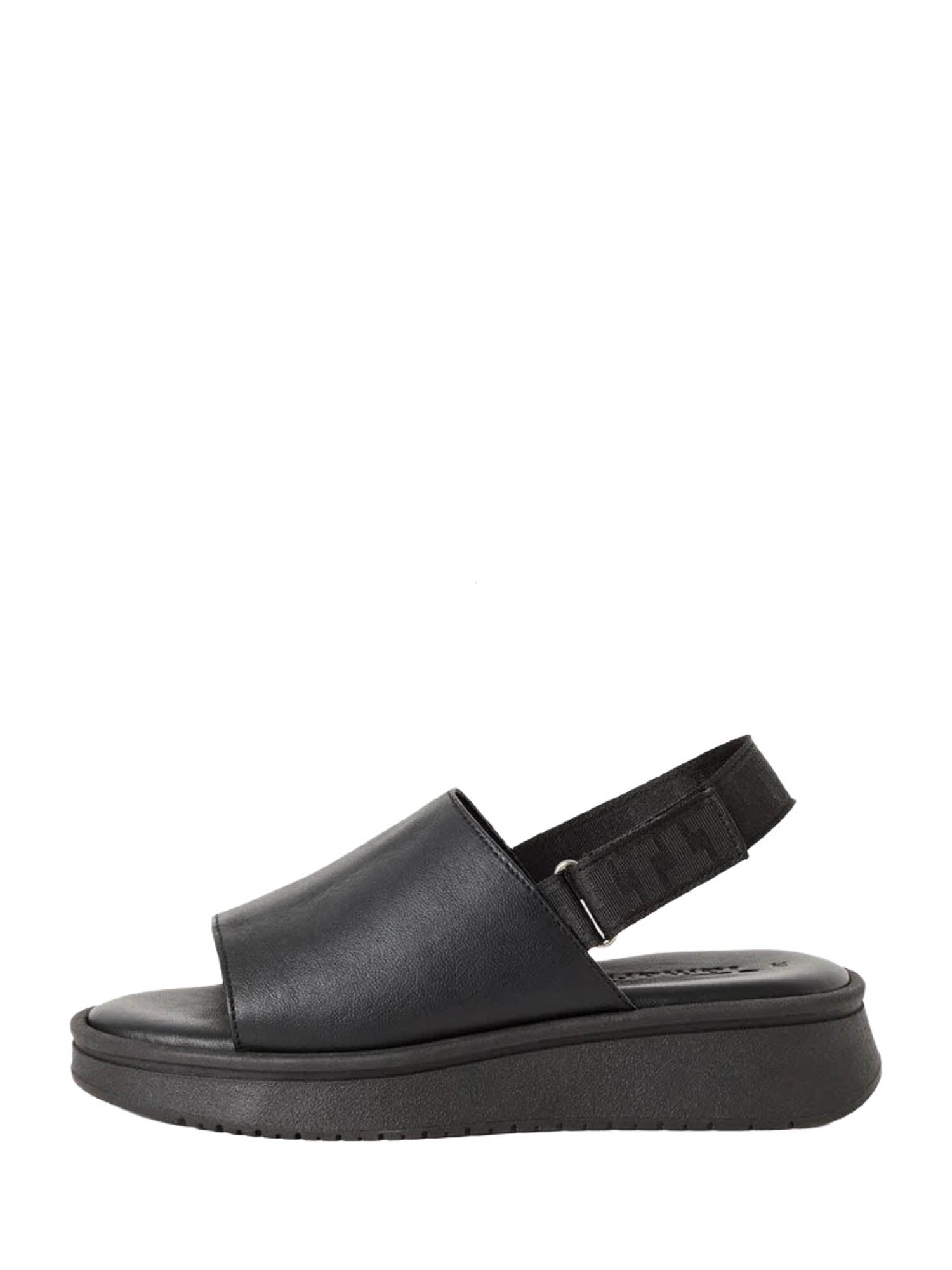 Sandali zeppa Nero Tamaris