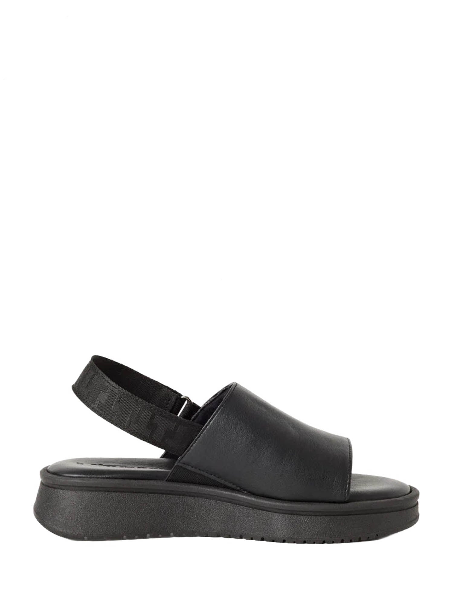 Sandali zeppa Nero Tamaris