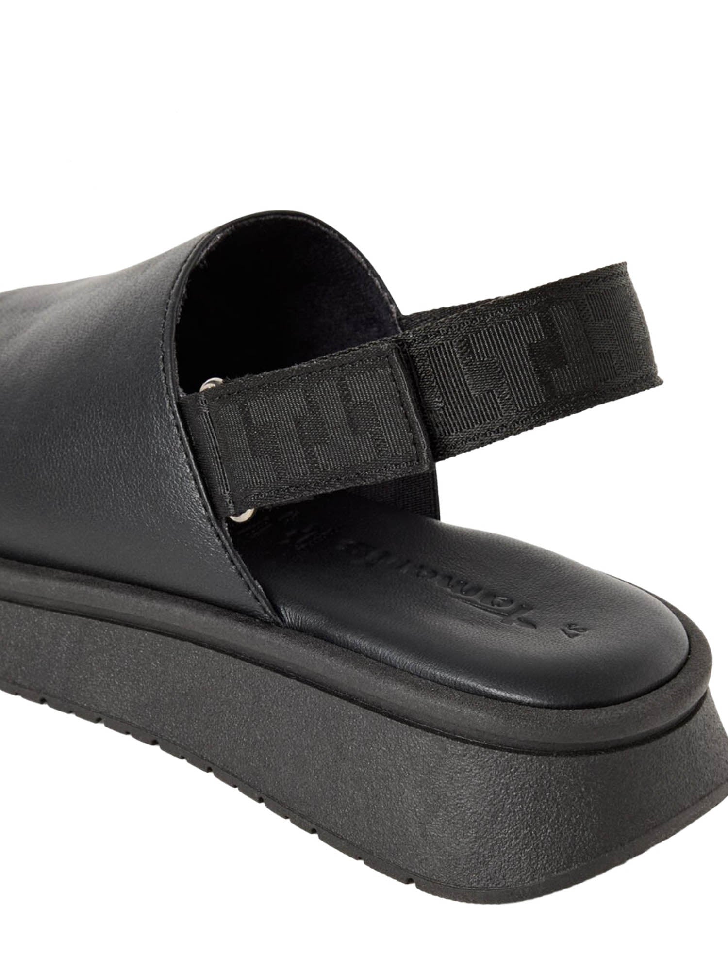 Sandali zeppa Nero Tamaris