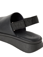 Sandali zeppa Nero Tamaris