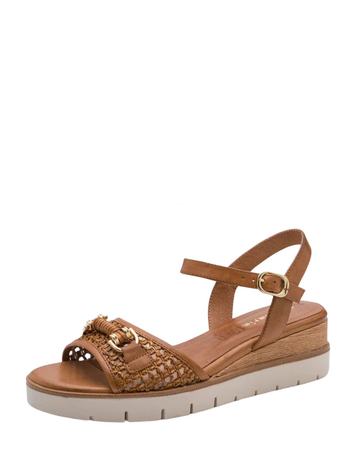 Sandali zeppa Marrone Tamaris