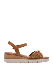Sandali zeppa Marrone Tamaris