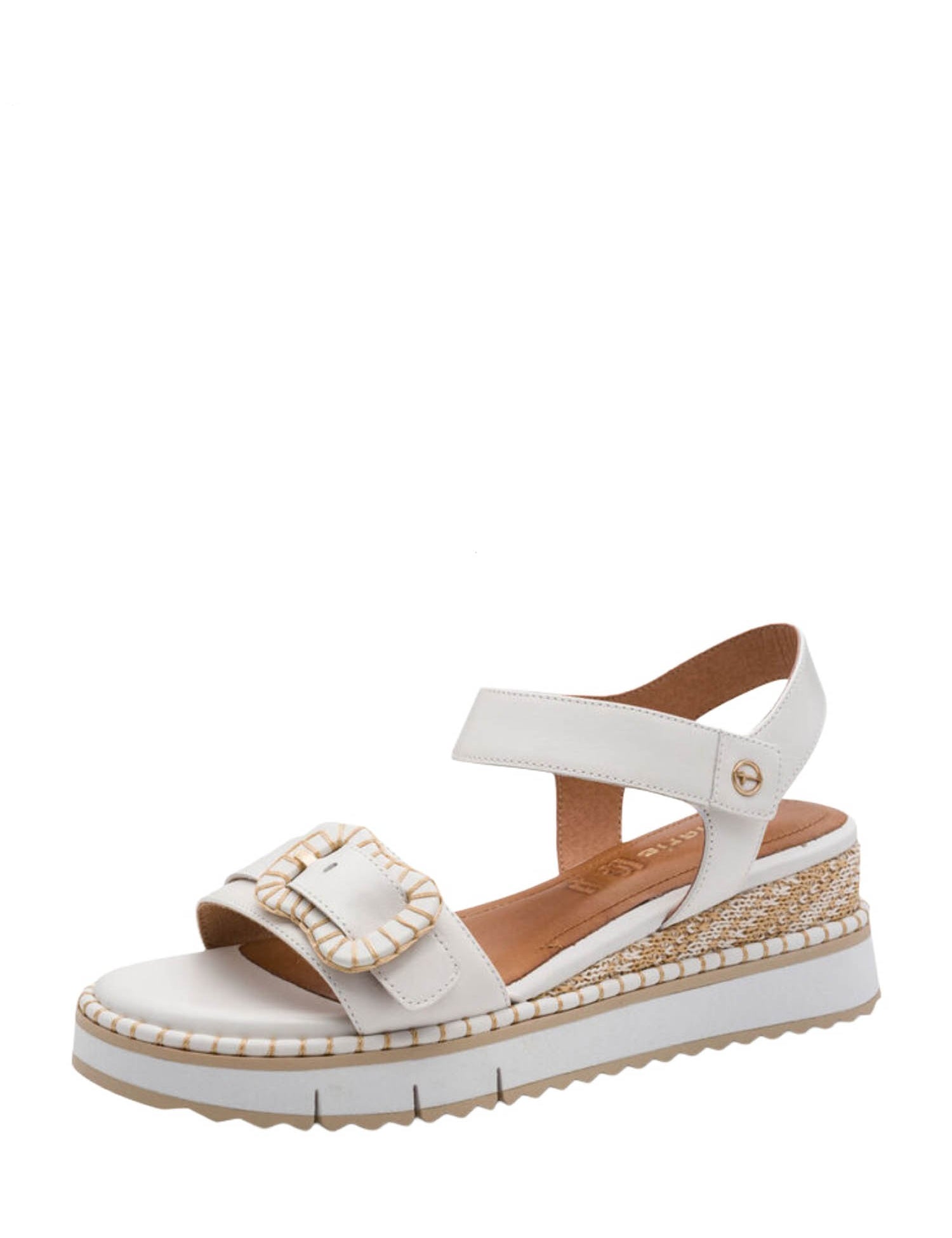 Sandali zeppa Bianco Tamaris