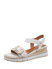Sandali zeppa Bianco Tamaris