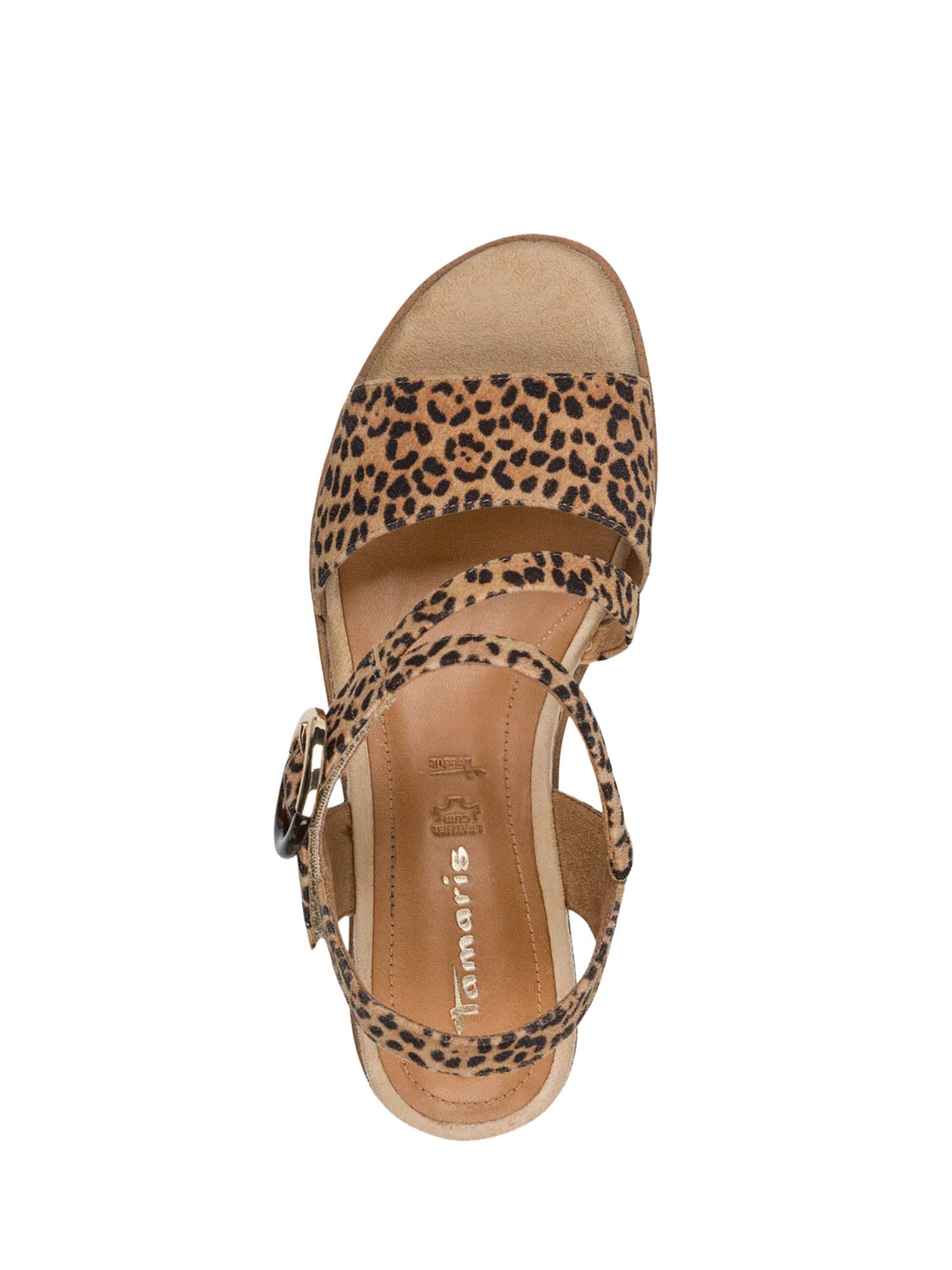 Sandali zeppa Marrone Tamaris