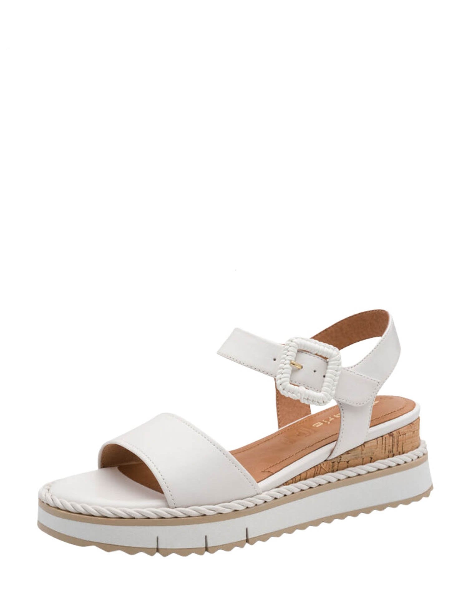 Sandali zeppa Bianco Tamaris
