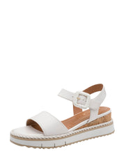 Sandali zeppa Bianco Tamaris