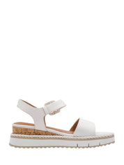 Sandali zeppa Bianco Tamaris