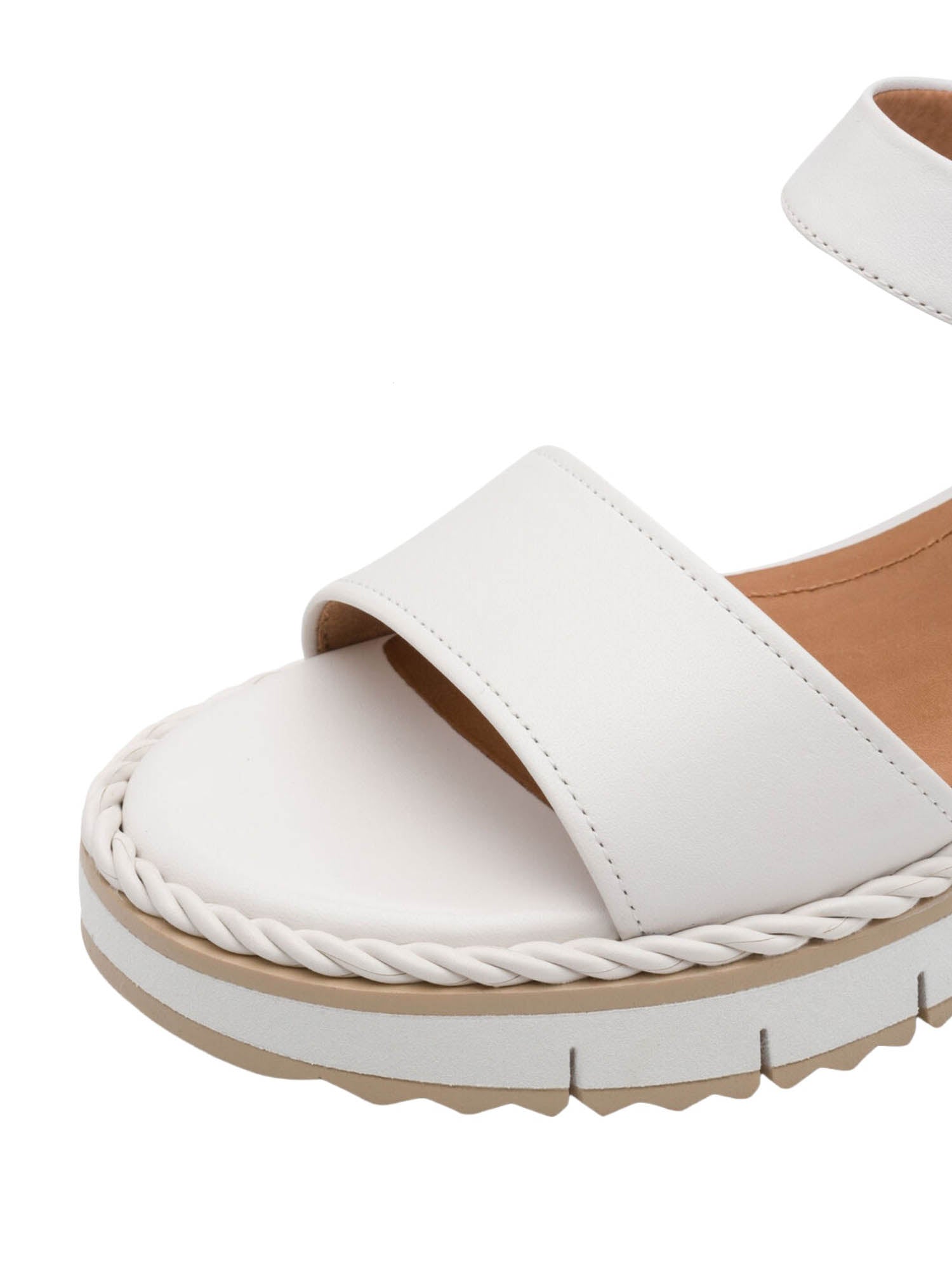 Sandali zeppa Bianco Tamaris