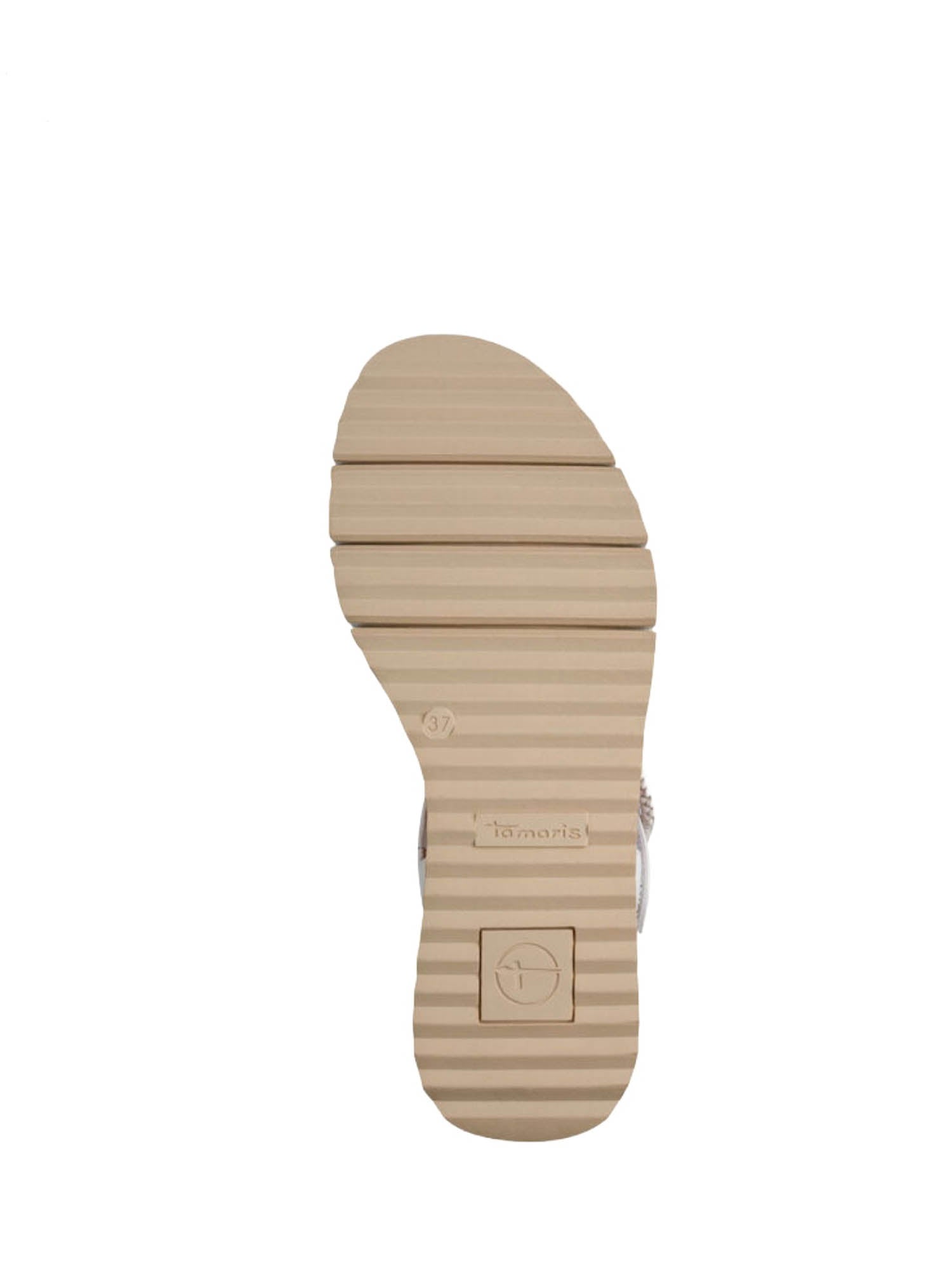 Sandali zeppa Bianco Tamaris