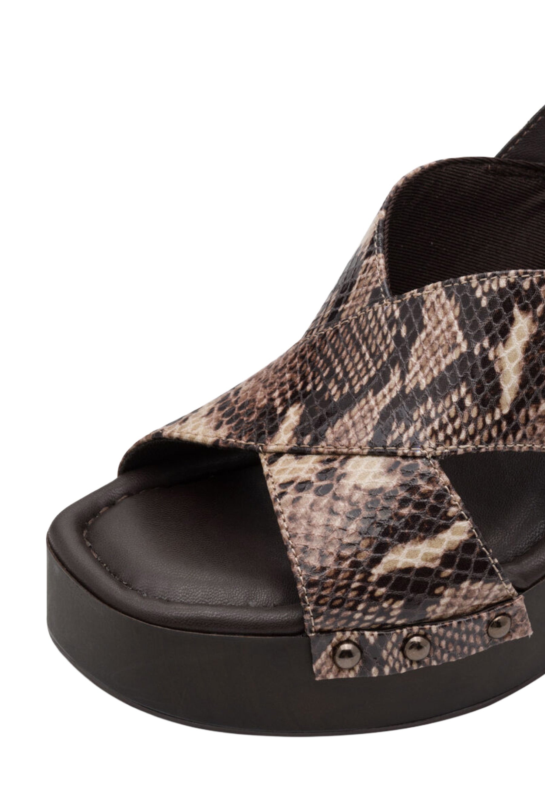 Sandali zeppa Marrone Tamaris