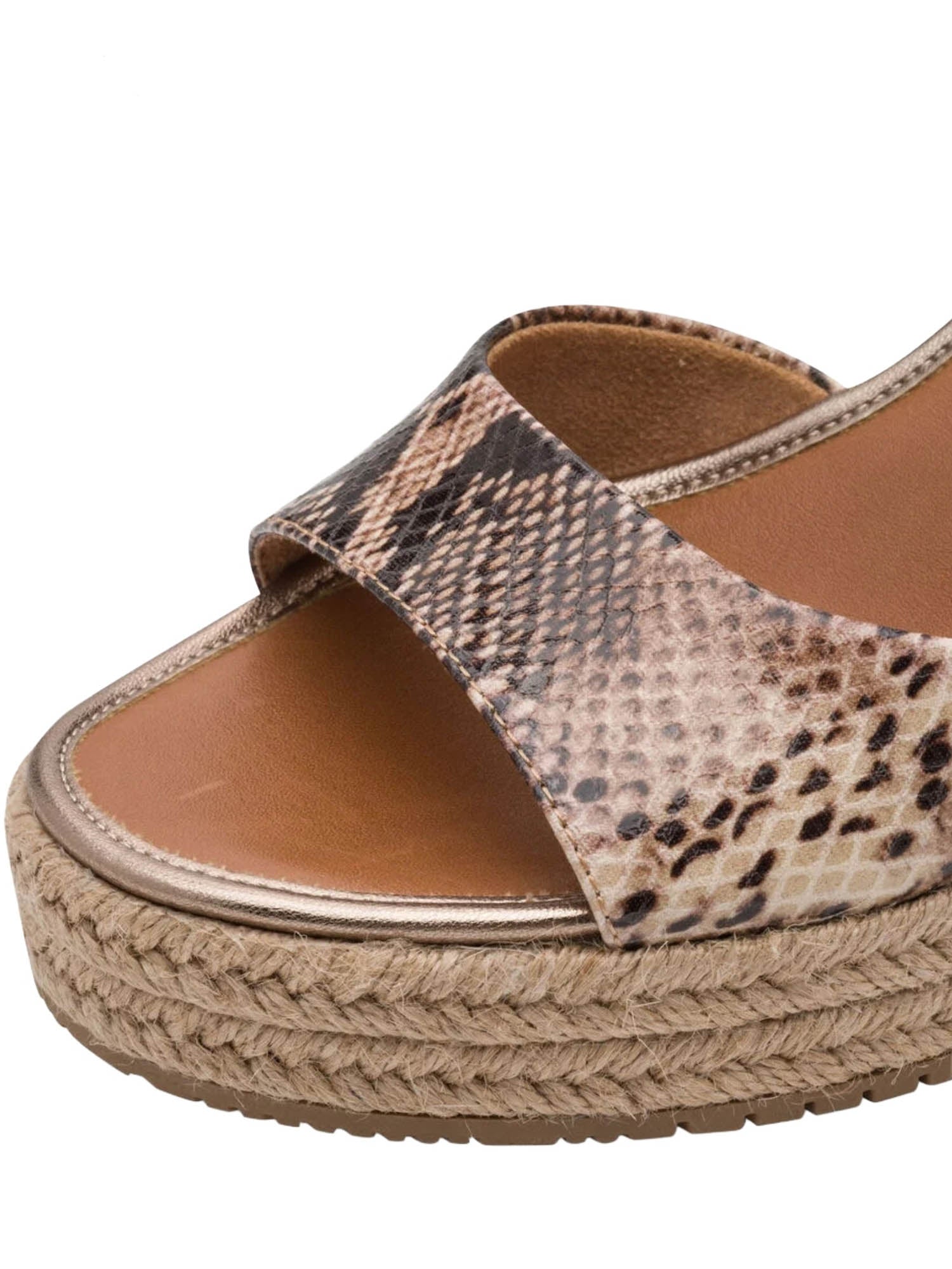 Sandali zeppa Marrone Tamaris