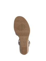Sandali zeppa Marrone Tamaris