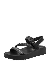 Sandali zeppa Nero Tamaris
