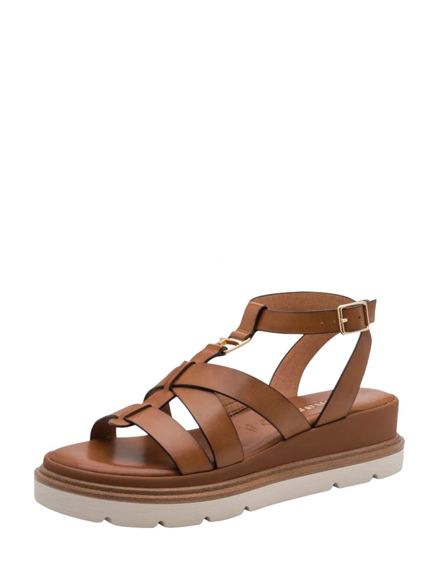 Sandali zeppa Marrone Tamaris
