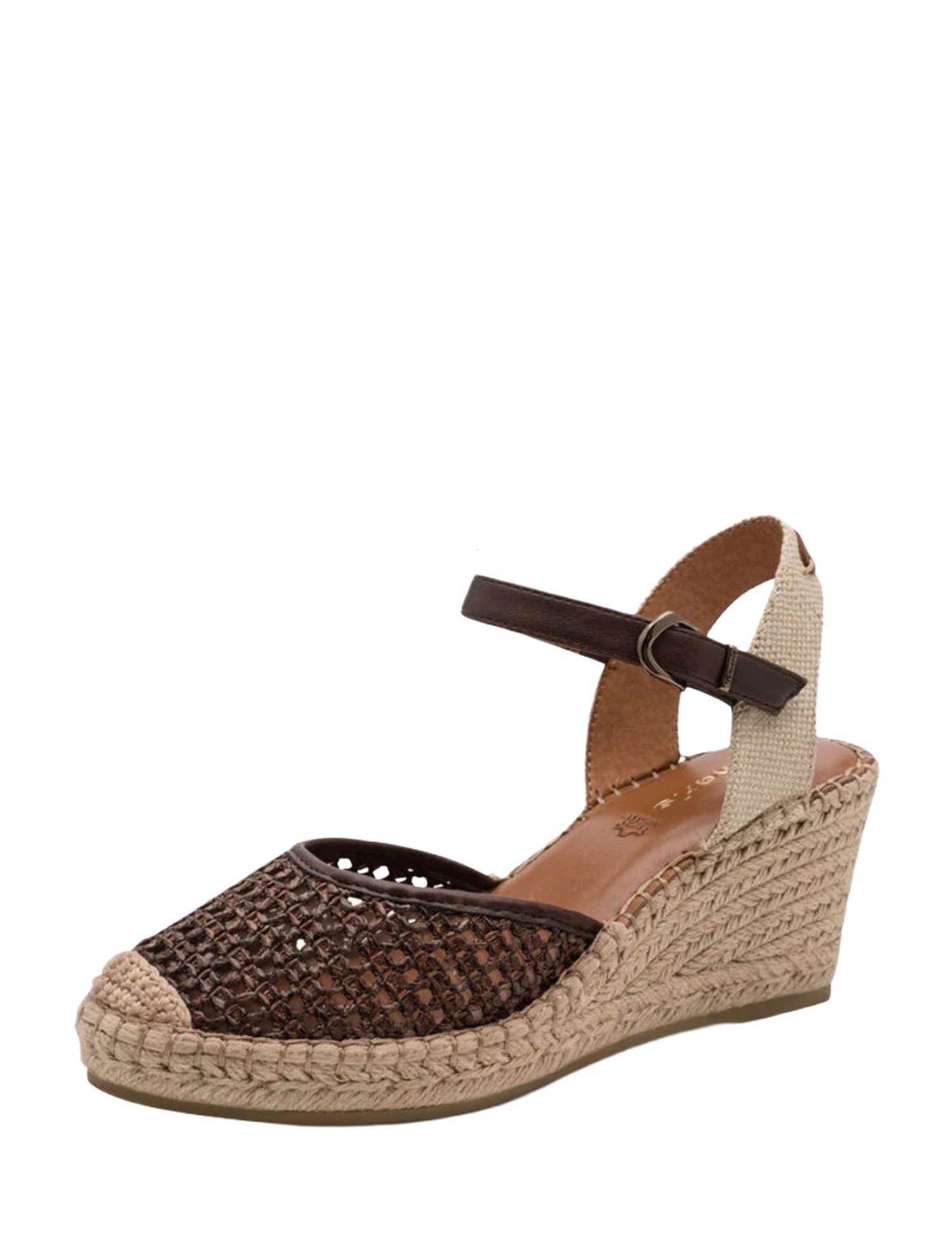 Sandali zeppa Marrone Tamaris