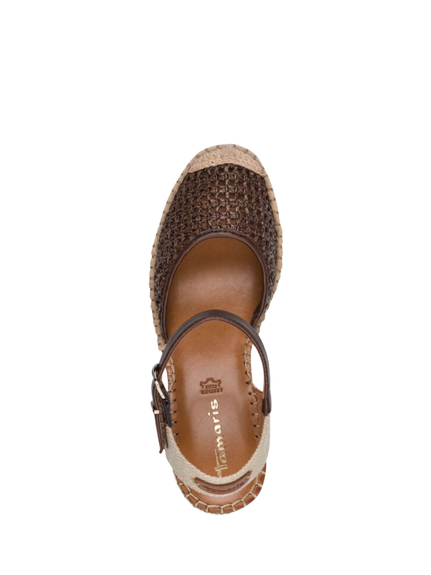 Sandali zeppa Marrone Tamaris
