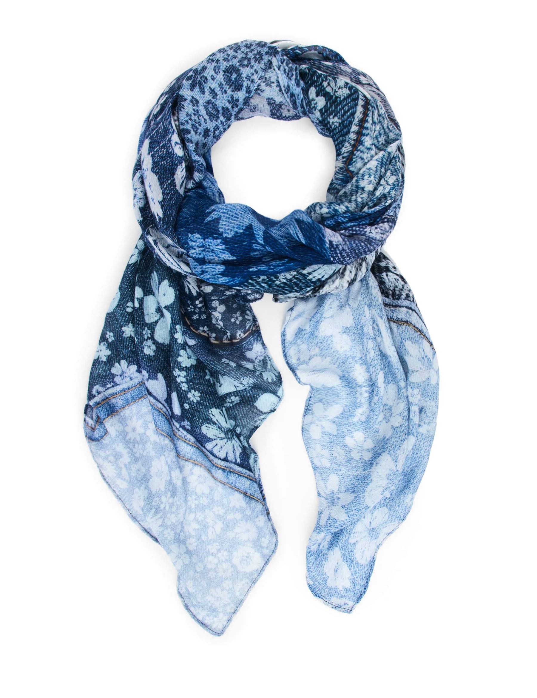 Foulard Blu Desigual