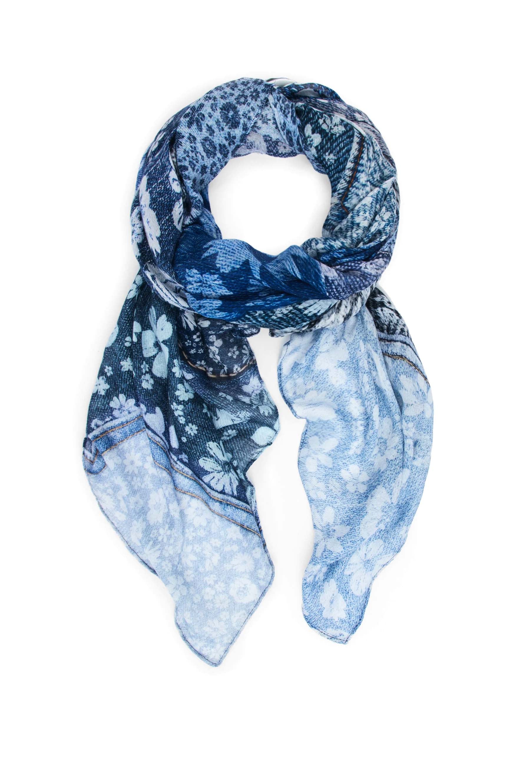 Foulard Blu Desigual