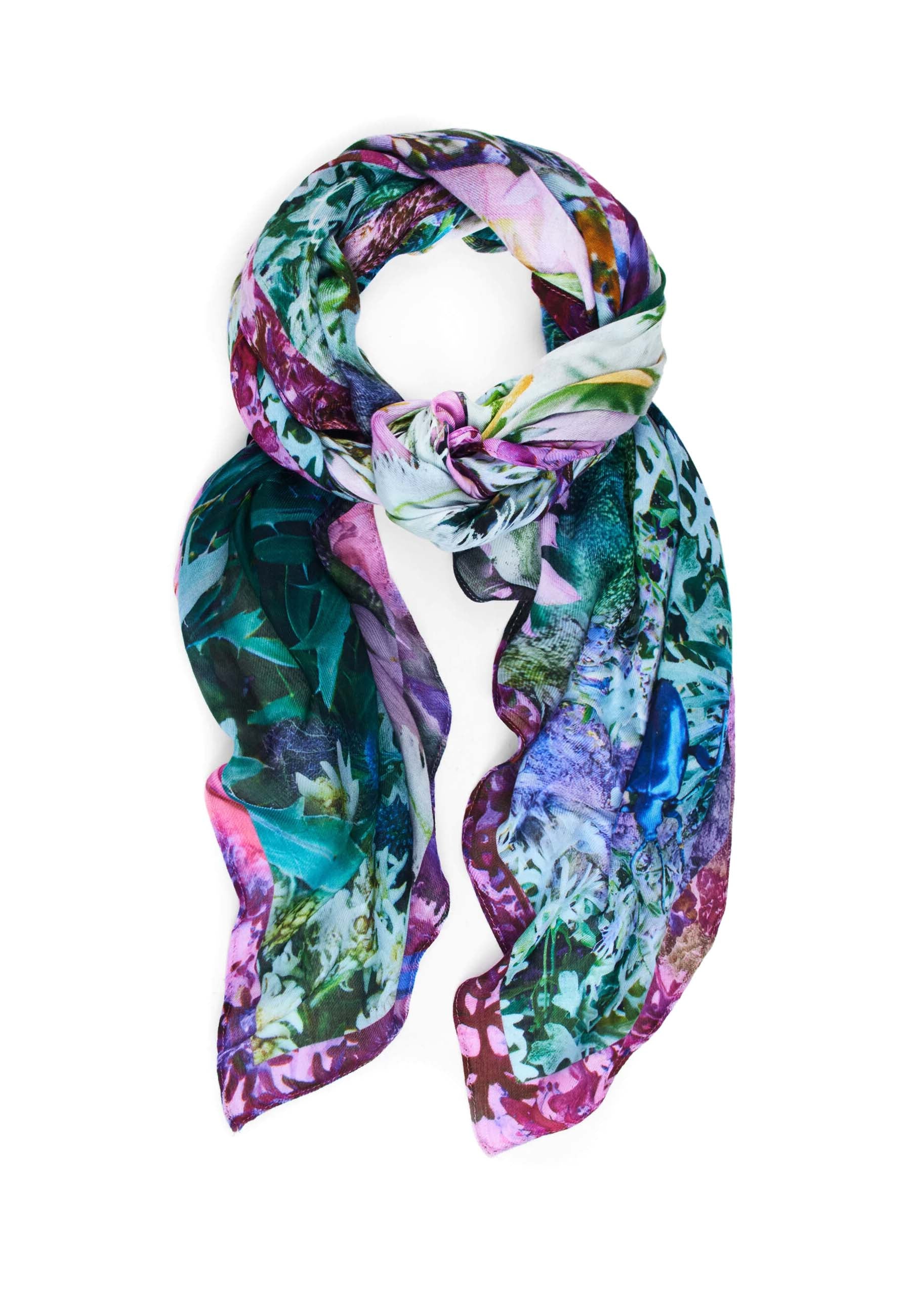 Foulard Blu Desigual