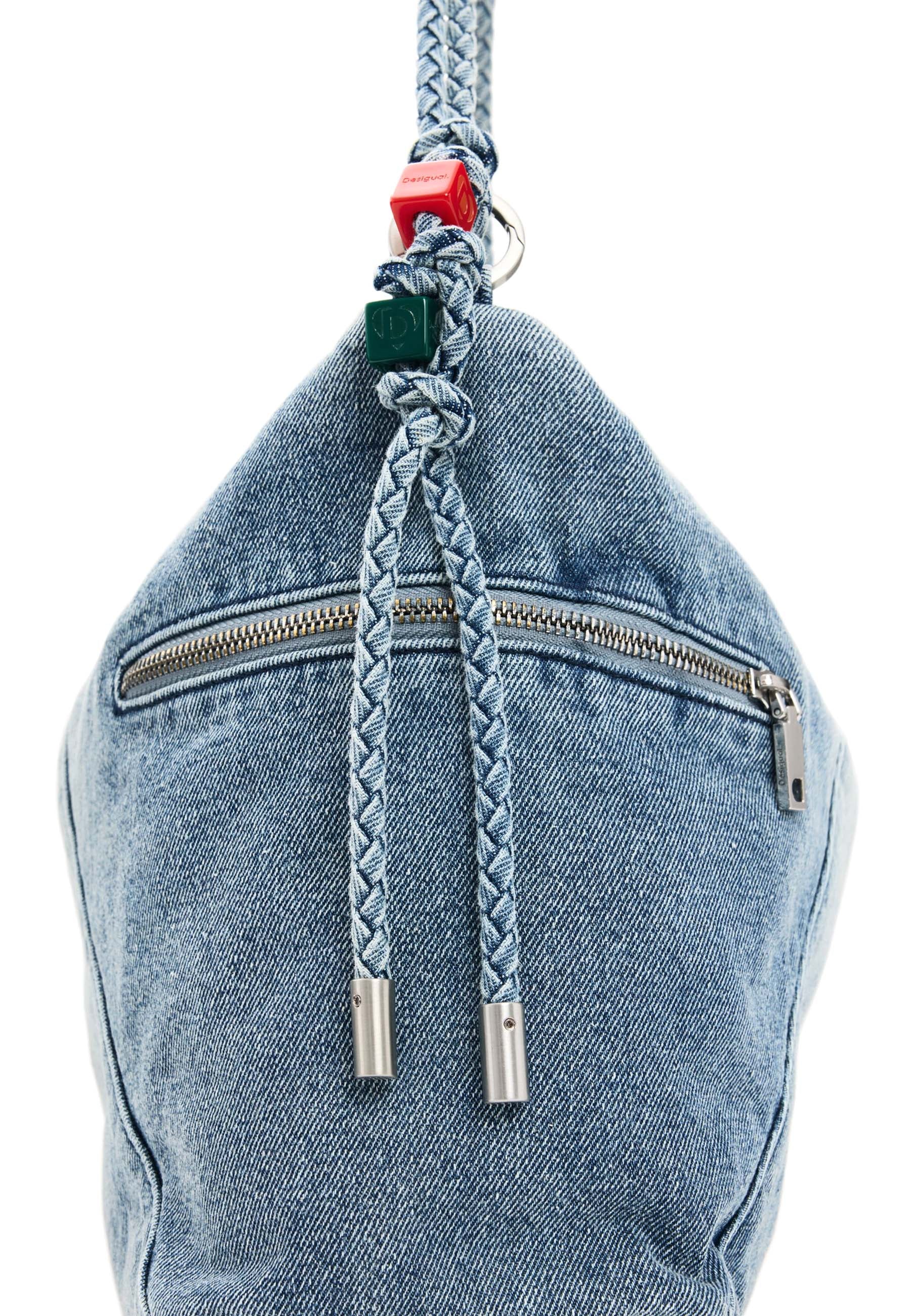 Borse a spalla Blu Desigual