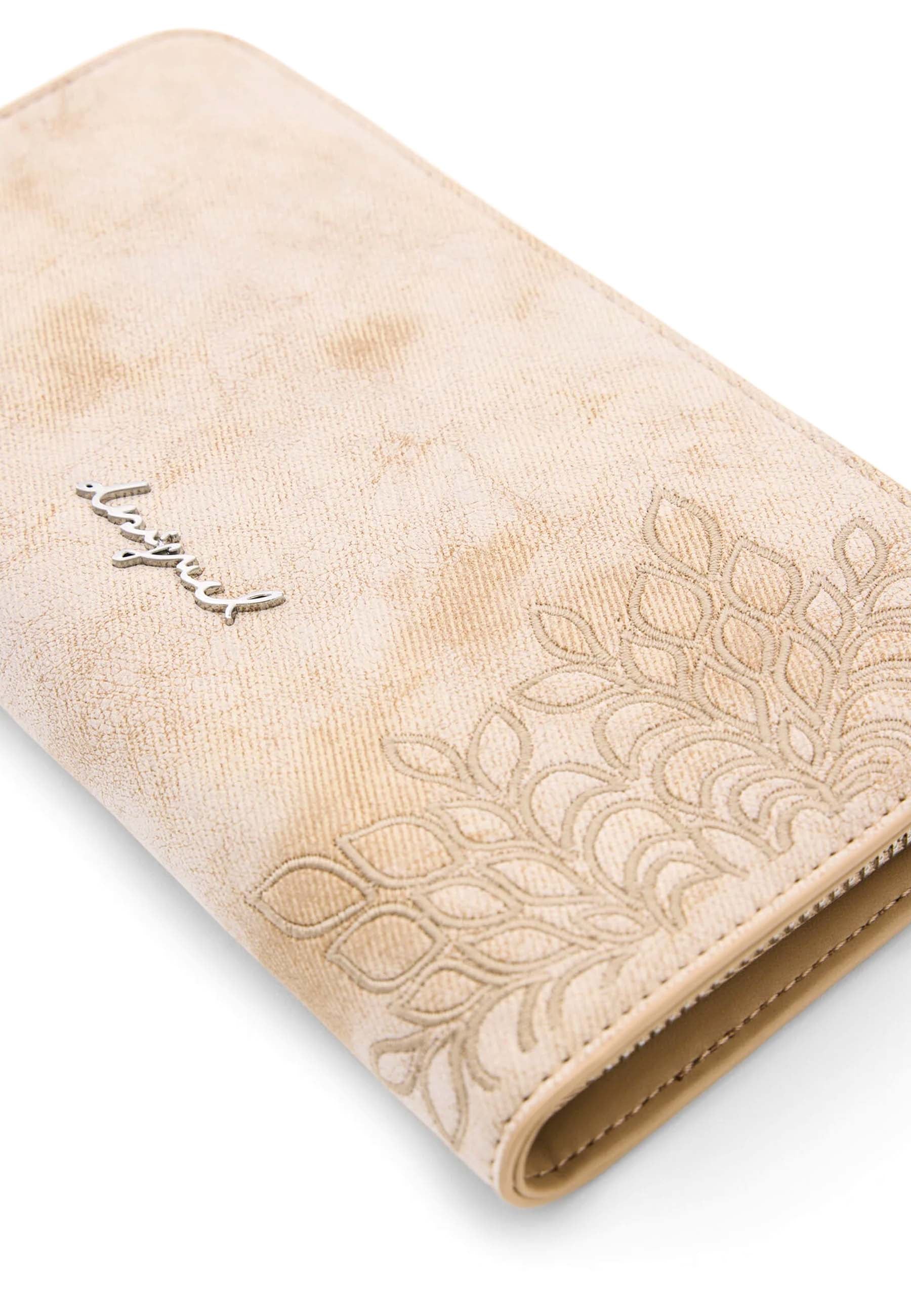 Portafogli Beige Desigual