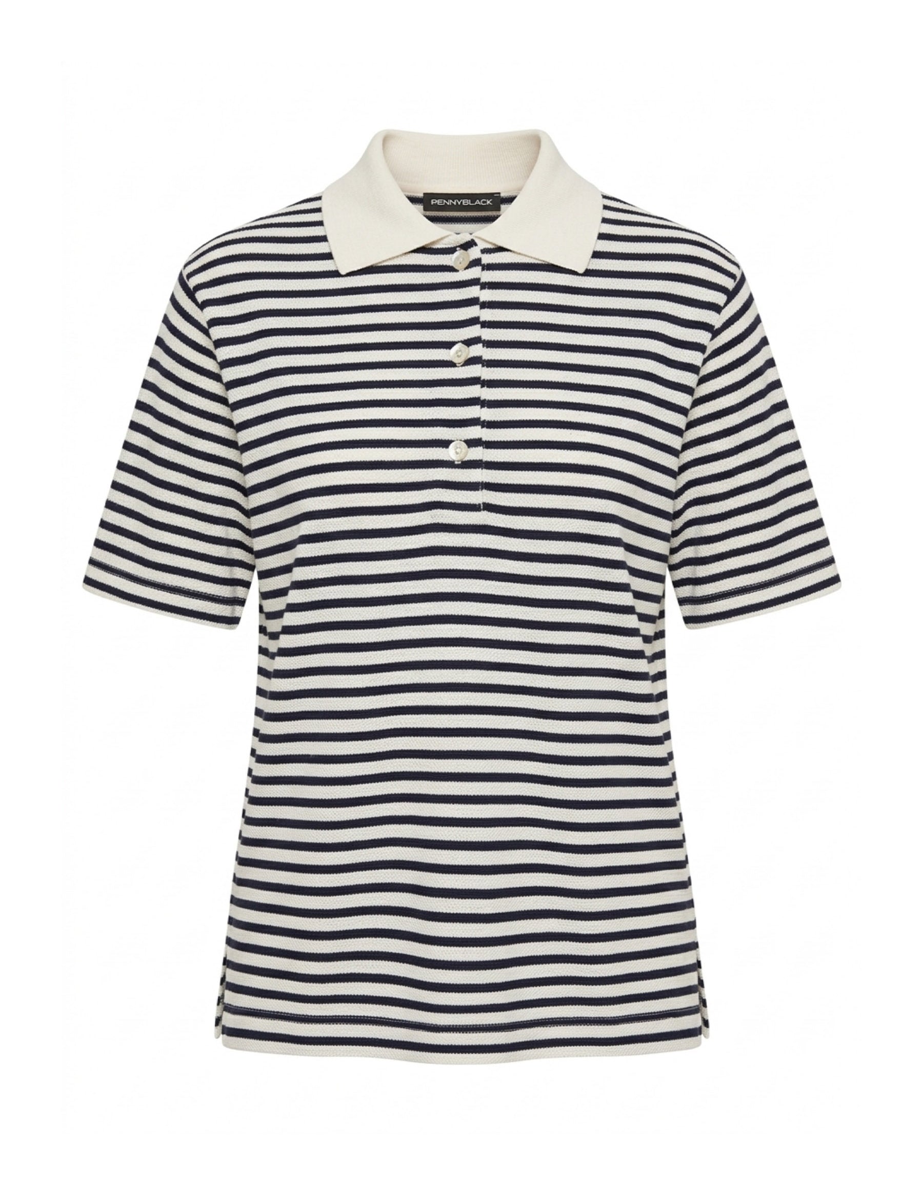 Polo Blu Bianco Pennyblack