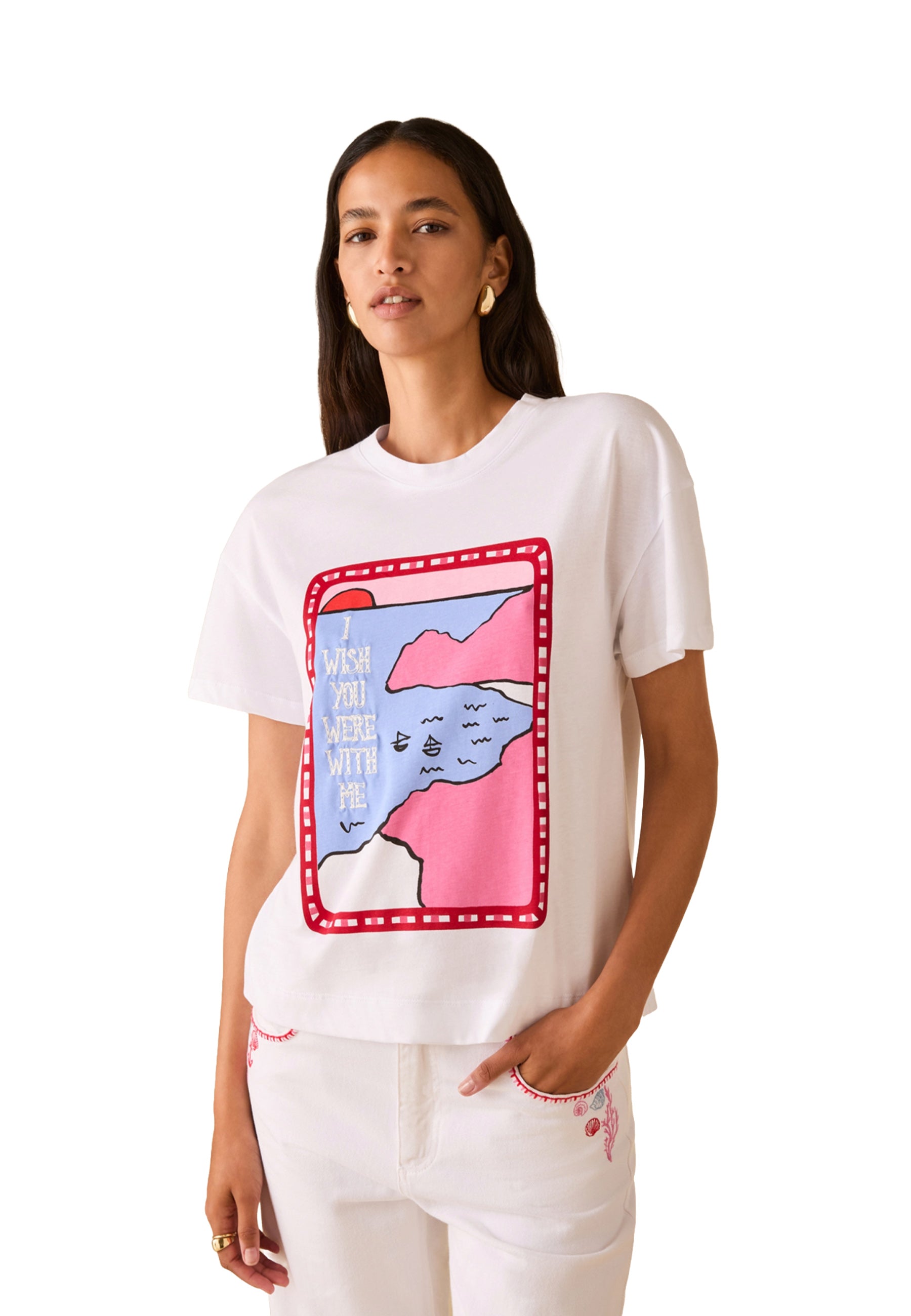 T-shirt Bianco Pennyblack
