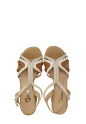 Sandali tacco Beige Grace Shoes