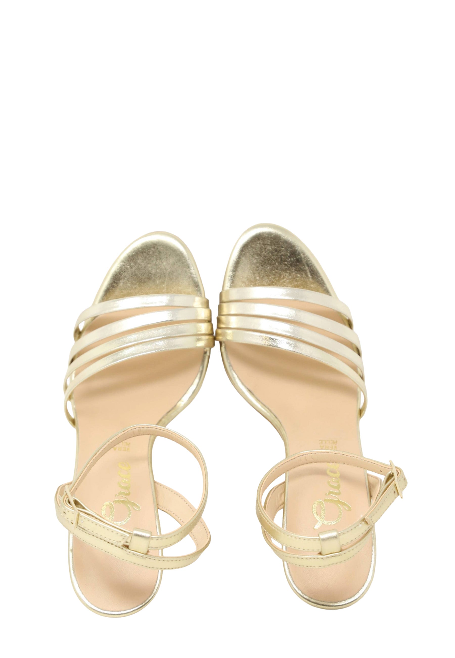 Sandali tacco Platino Grace Shoes