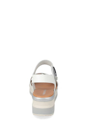 Sandali zeppa Bianco Valleverde