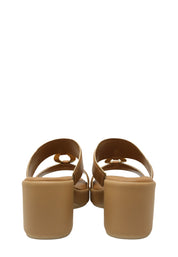 Sandali zeppa Marrone Valleverde