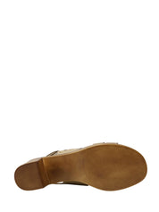 Sandali tacco Beige Valleverde