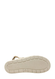 Sandali zeppa Beige Valleverde