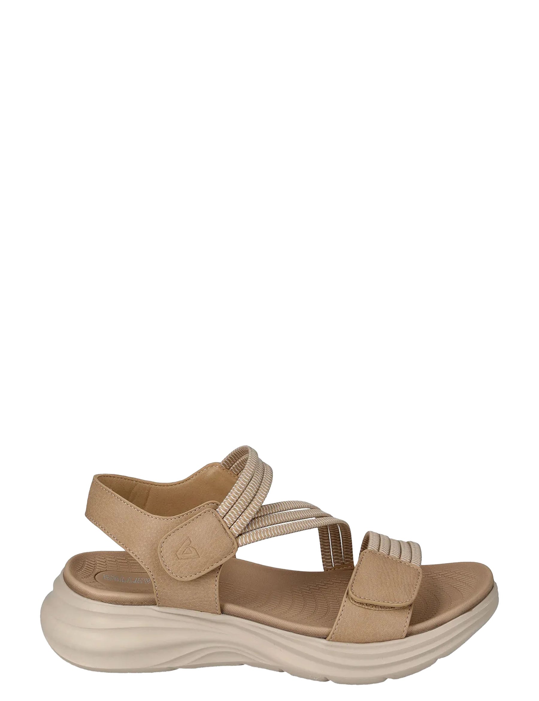 Sandali con strappi Beige Valleverde