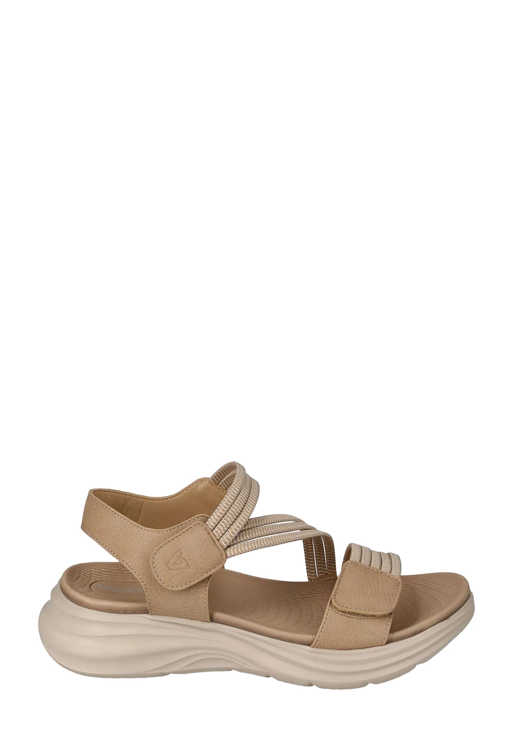 Sandali con strappi Beige Valleverde